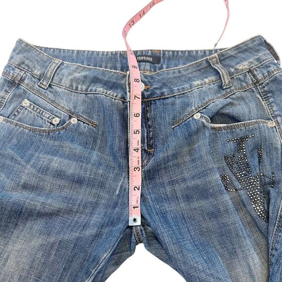 VERSACE JEANS COUTURE crystal embellished jeans 30 - Picture 15 of 16